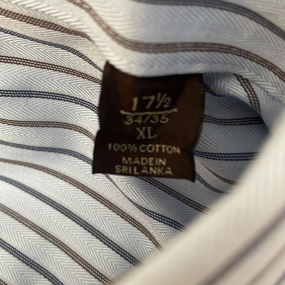 Tasso Elba regular fit light blue striped - Picture 3 of 4